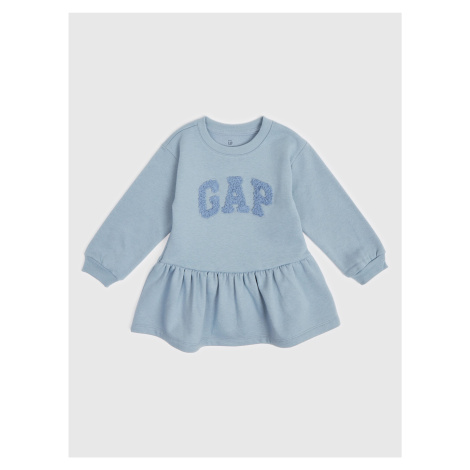 Modré dievčenské mikinové šaty GAP