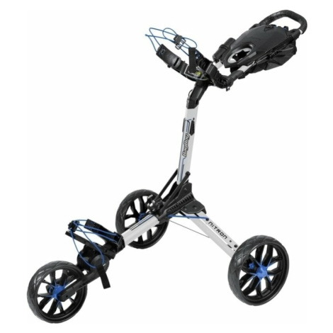 BagBoy Nitron Golf Trolley White/Cobalt Manuálny golfový vozík