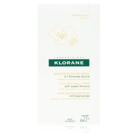 Klorane Hygiene et Soins du Corps voskové depilačné pásiky na tvár a citlivé miesta