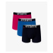 3-PACK Men's ATLANTIC boxers - pink, blue, navy