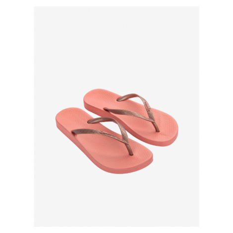 Papuče, žabky pre ženy Ipanema - oranžová, bronzová
