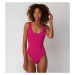 Dámské jednodílné plavky swim Pink Summer Tai 02 M019 - Sloggi světlá kombinace růžové (M019) 00