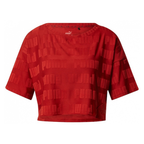 PUMA Funkčné tričko 'Train First Mile'  červená