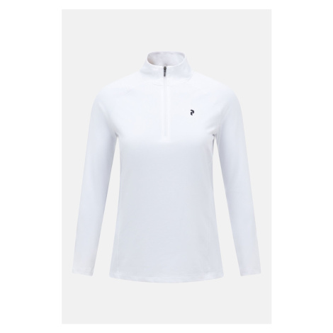 Mikina Peak Performance W Half Zip Baselayer White