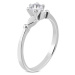 Luxury II surgical steel engagement ring
