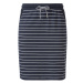 esmara® Dámska puzdrová sukňa (pruhy/navy modrá)