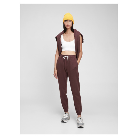 Fialové dámske tepláky GAP vintage soft joggers