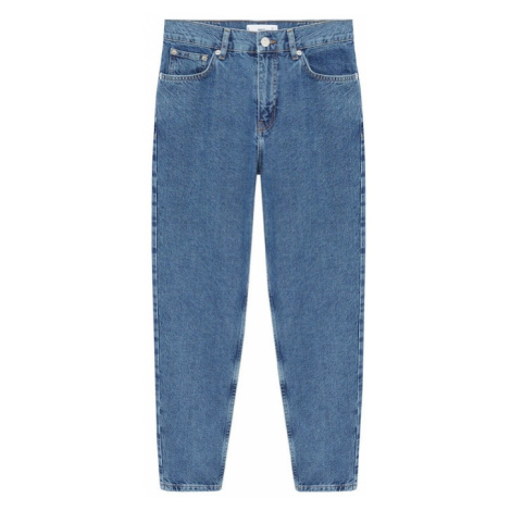 MANGO Džínsy  modrá denim