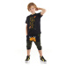 Denokids Woof Boy's T-shirt Capri Shorts Set