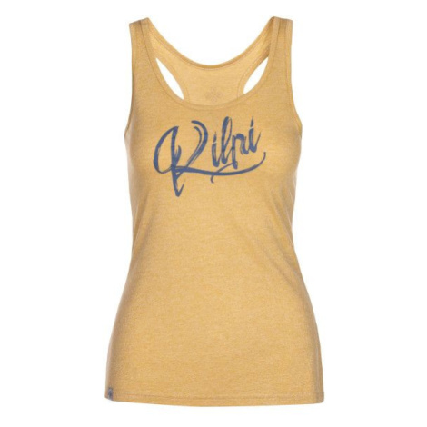 Women's functional tank top Kilpi ARIANA-W yellow