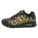 Dámska rekreačná obuv SKECHERS Uno Golden Heart black gold