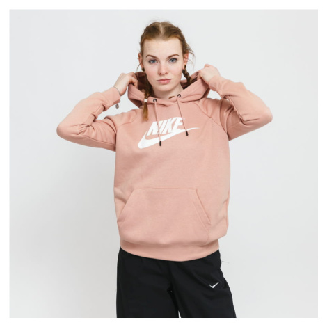 Nike W NSW Essential Fleece GX Hoodie ružová