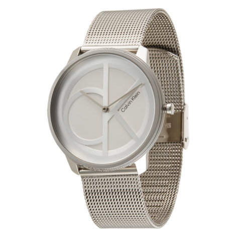 Calvin Klein Analógové hodinky  strieborná