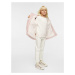 MANGO KIDS Zimná bunda 'Snow'  ružová / biela
