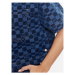Roxy džínsová košeľa Blue Wave Club Printed ERJWT03579 Modrá Regular Fit