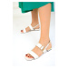 Soho White Women's Sandals 19119