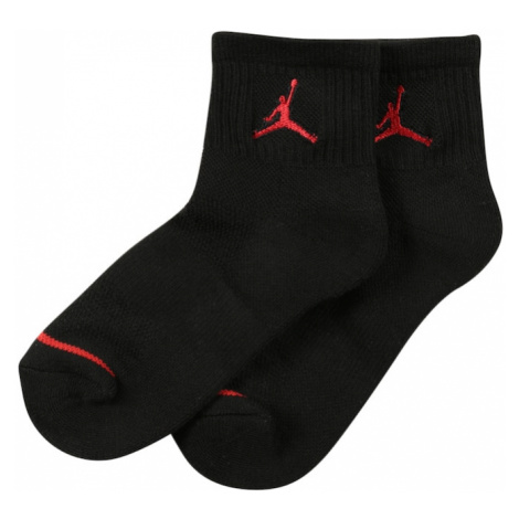 Jordan Ponožky  červená / čierna