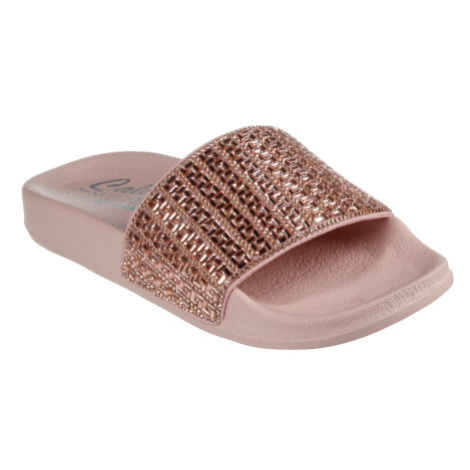 Dámske šlapky (plážová obuv) SKECHERS Pop Ups - New Spark rose gold