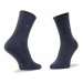 Tommy Hilfiger Súprava 2 párov vysokých ponožiek unisex 100001494 Tmavomodrá