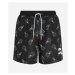 Plavky Karl Lagerfeld Ikonik 2.0 Aop Med Boardshorts Ikonik Outline Aop Black