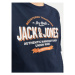 Jack&Jones Junior Blúzka Logo 12258882 Tmavomodrá Regular Fit