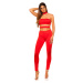 Sexy KOUCLA Jumpsuit with Cut Outs red Einheitsgroesse