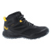 Jack Wolfskin Woodland Texapore Mid K black/burly yellow, EU Detské turistické topánky