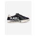 Karl Lagerfeld Skool Brush Logo Tenisky Čierna