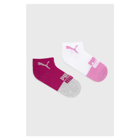 Detské ponožky Puma (2-pak) 935462.G ružová farba