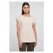 Women's Organic T-Shirt with Extended Shoulder Pink