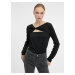 Black women's long-sleeved T-shirt ORSAY - Women's