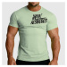 Pánske fitness tričko Iron Aesthetics Splash, zelené sage