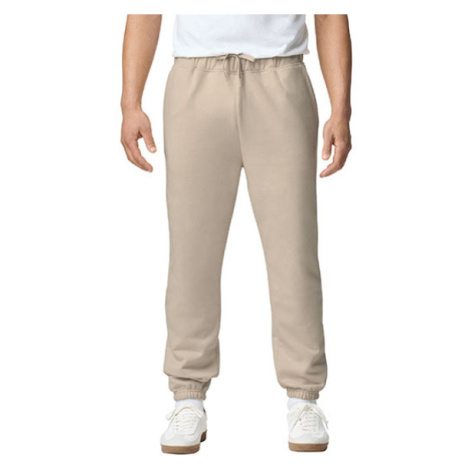 Gildan Pánske tepláky GSF100 Sand