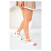 Soho White Women's Sandals 19219