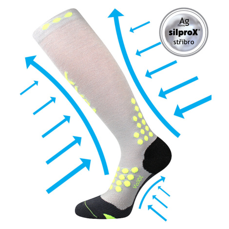 VOXX Marathon kompresné ponožky svetlo šedé 1 pár 117034