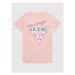 Guess Súprava tričko a športové šortky H1BJ10 K8HM0 Ružová Regular Fit