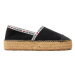 LOVE MOSCHINO Espadrilky JA10553G0IIG0000 Čierna