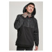 Military Half Zip Hoody Black