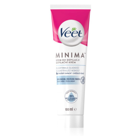 Veet Minima Sensitive Skin depilačný krém pre citlivú pokožku aloe vera a vitamín E