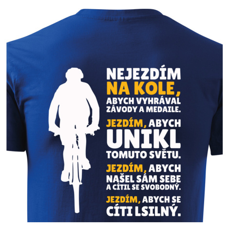 Originálne pánske cyklo tričko Hymna cyklistov