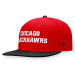 Chicago Blackhawks čiapka flat šiltovka Iconic Color Blocked Snapback RB