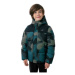 Chlapčenská bunda 4F JUNIOR BOYS JACKET JKUMP004-90A-MULTICOLOUR ALLOVER