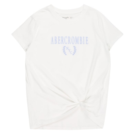 Abercrombie & Fitch Tričko  svetlomodrá / biela