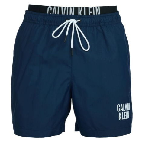 Calvin Klein INTENSE POWER-MEDIUM DOUBLE WB Pánske kúpacie šortky, tmavo modrá, veľkosť