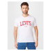 LEVI'S ® Tričko 'LSE Graphic Crewneck '  červená / biela