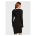 ONLY Úpletové šaty Lorelai 15272749 Čierna Slim Fit