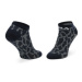 Fila Súprava 3 párov vysokých dámskych ponožiek Calza Invisibile F6647 Tmavomodrá