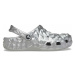 Crocs  Cls metallic geometric clog  Sandále Strieborná