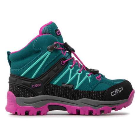 CMP Trekingová obuv Kids Rigel Mid Trekking Shoes Wp 3Q12944 Zelená