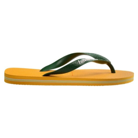 HAVAIANAS BRASIL LOGO Unisex žabky, žltá, veľkosť 39/40